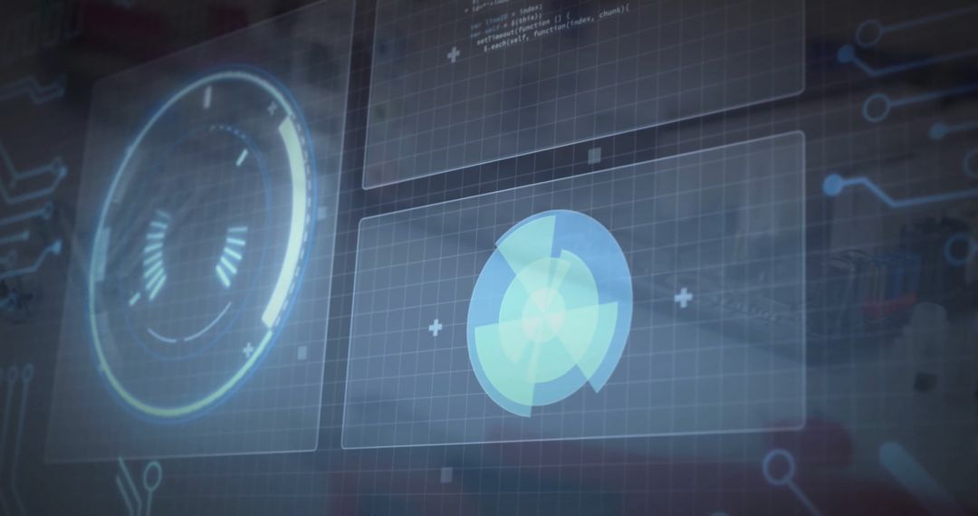 Digital Data Processing on Transparent Screen