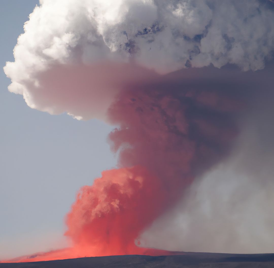 Spectacular Volcanic Eruption with Ash and Lava - Free Images, Stock Photos and Pictures on Pikwizard.com