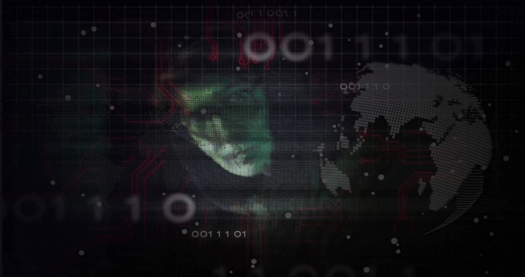 Hacker in Digital World Manipulating Code