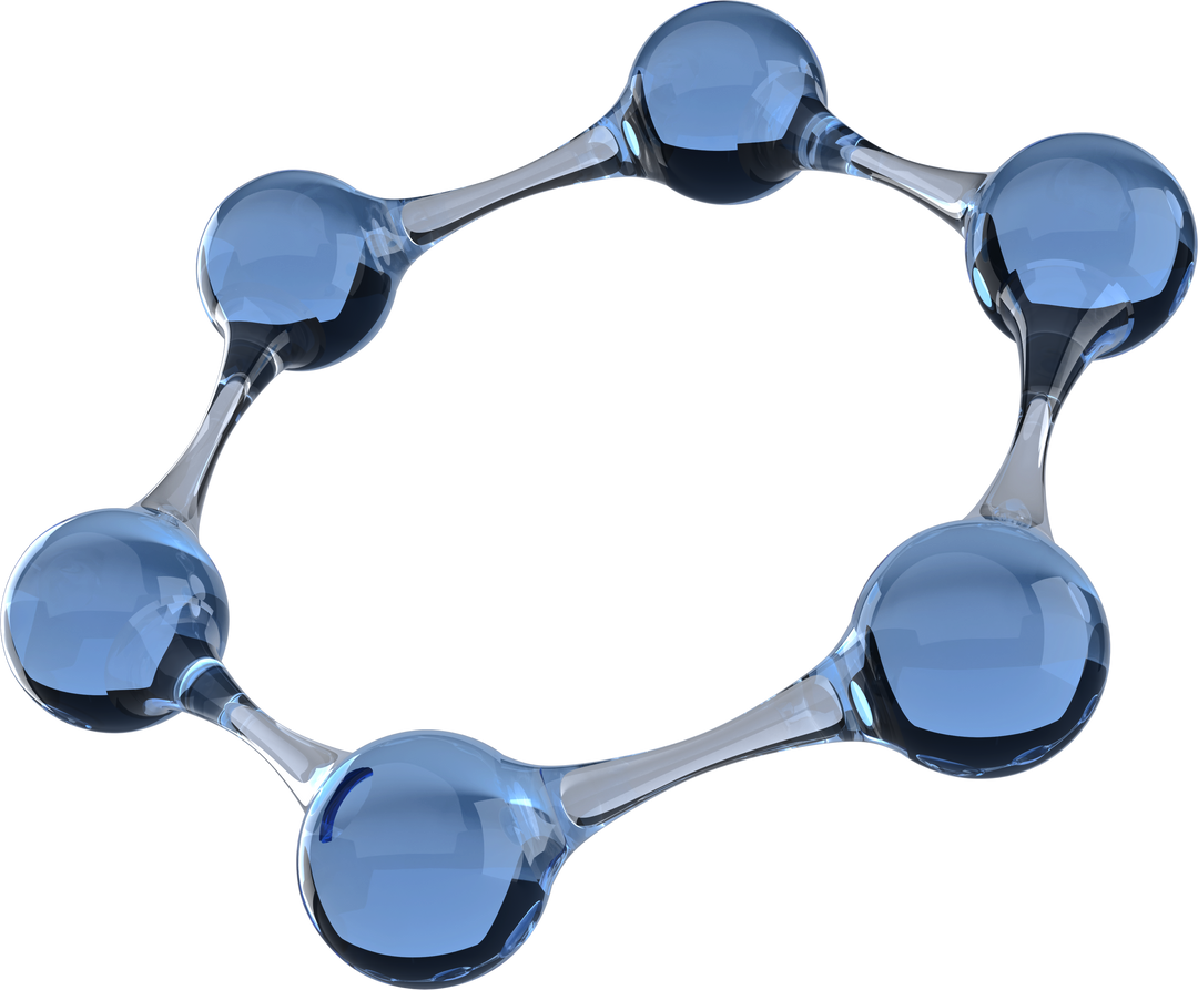 Close-Up Transparent Abstract Molecule Model 3D Rendering - Download Free Stock Images Pikwizard.com