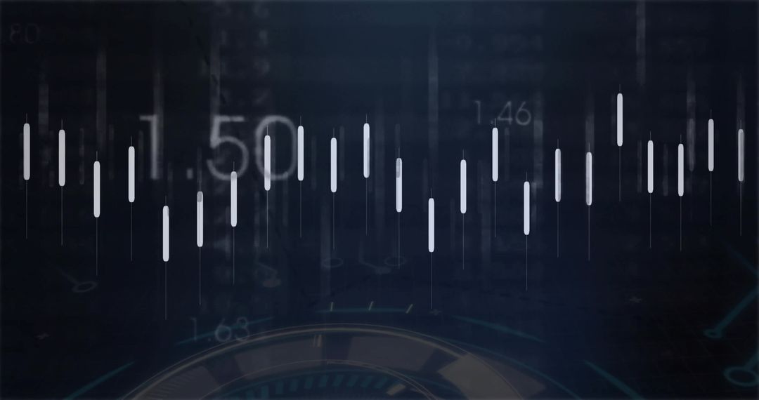 Dynamic Financial Data Visualization with Candlestick Bars