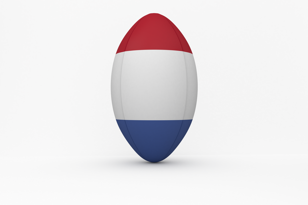 Transparent French Flag Rugby Ball on White Background - Download Free Stock Images Pikwizard.com