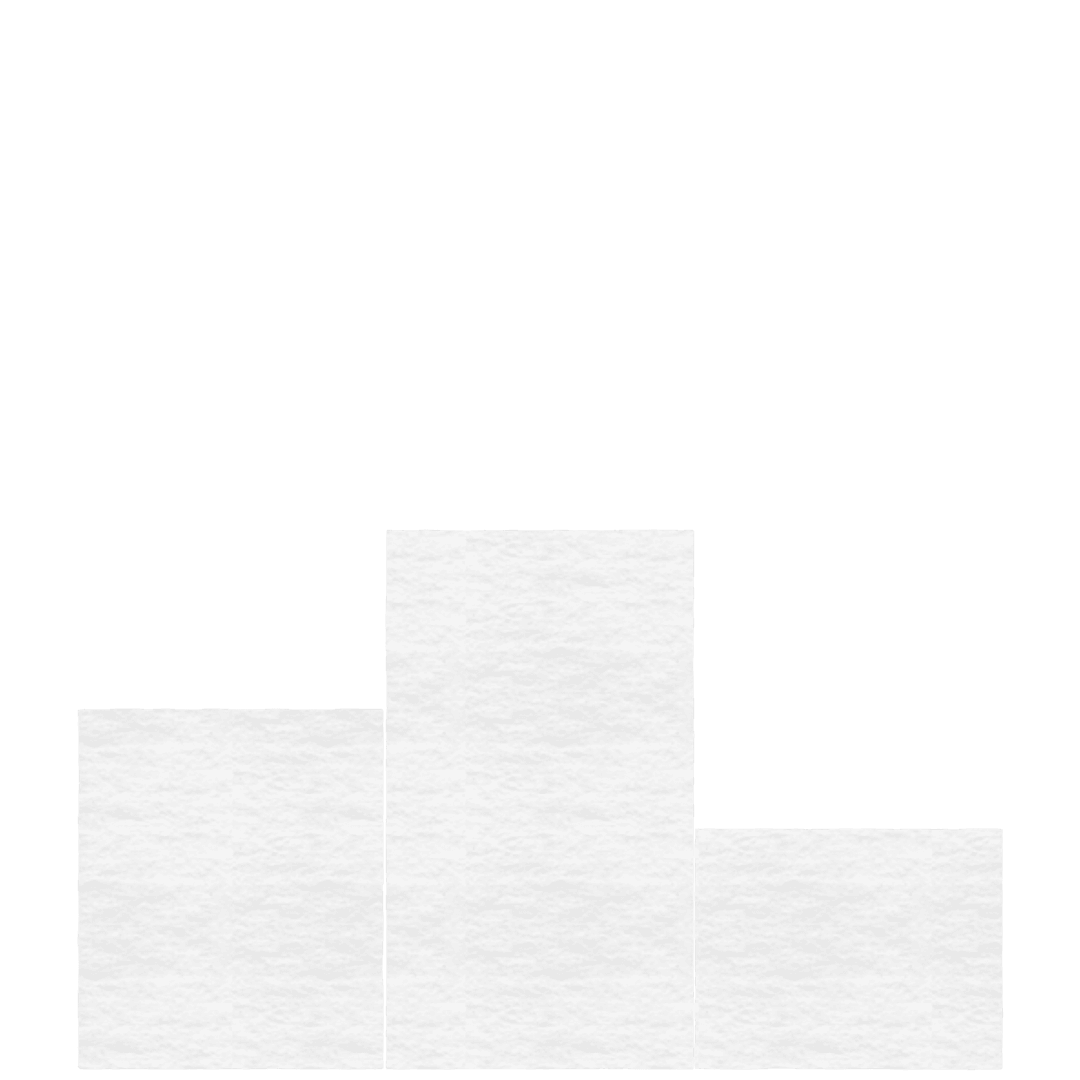 White Paper Podium on Transparent Background for Mock Up Designs