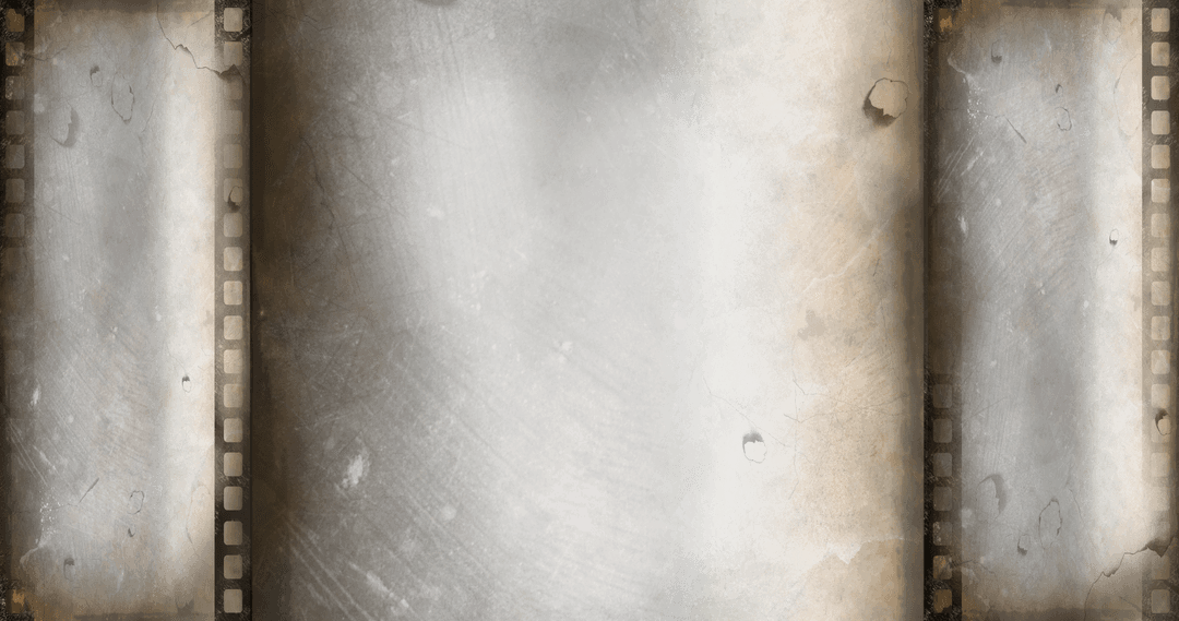 Vintage Film Strip Background with Transparent Texture