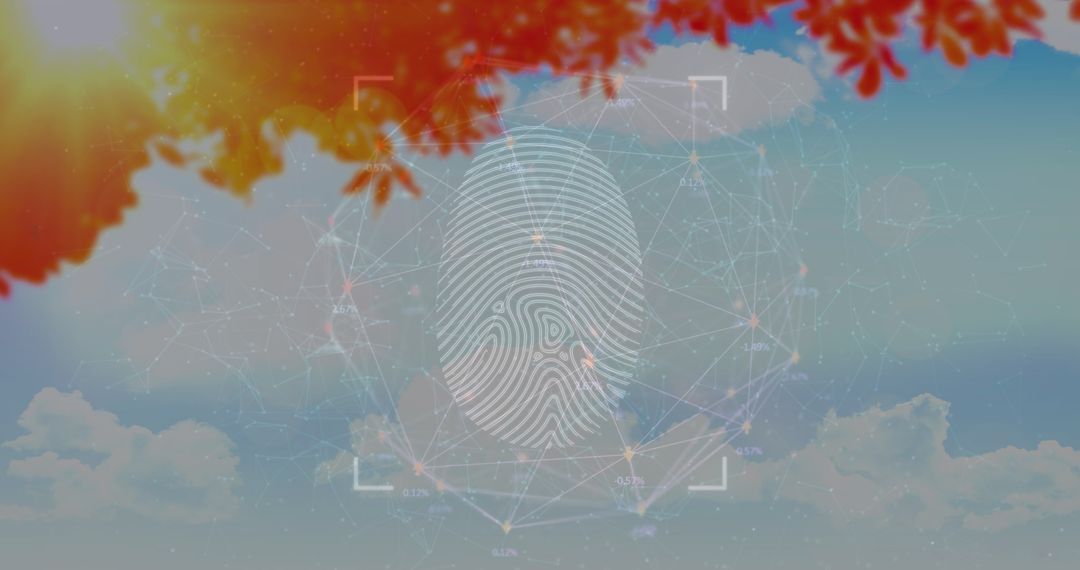 Bionic Fingerprint Security with Nature Landscape