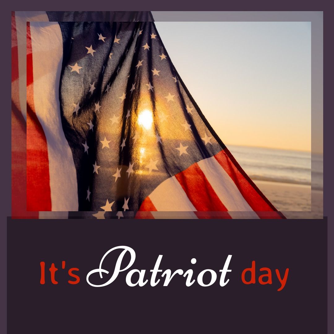 American Flag at Sunset for Patriot Day - Download Free Stock Templates Pikwizard.com