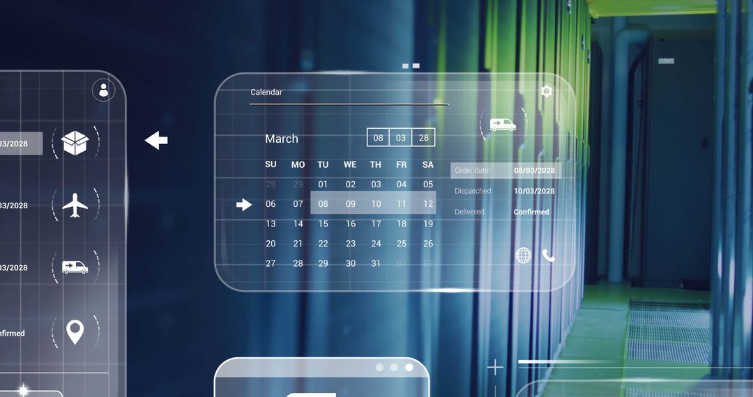 Futuristic Holographic Shipment Tracking in Data Center