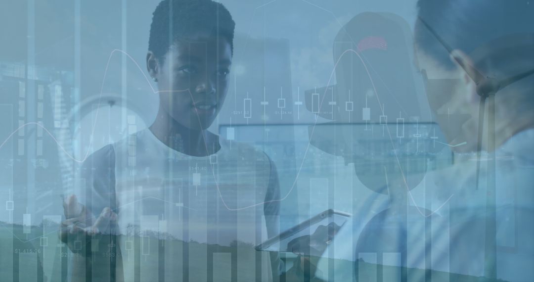 Innovative Business Solutions with Modern Technology Interface