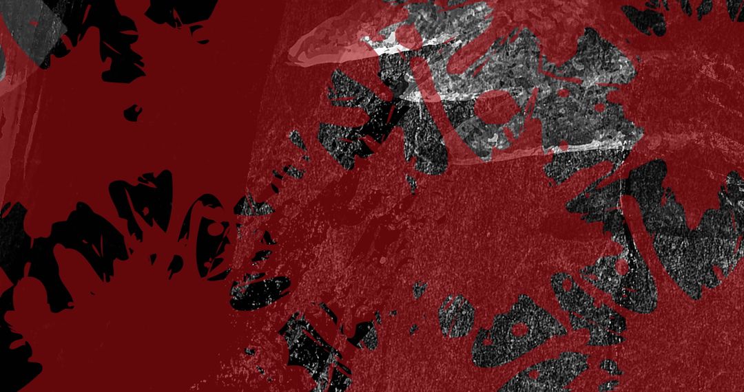 Dynamic Red and Grey Abstract Paint Splatter Background