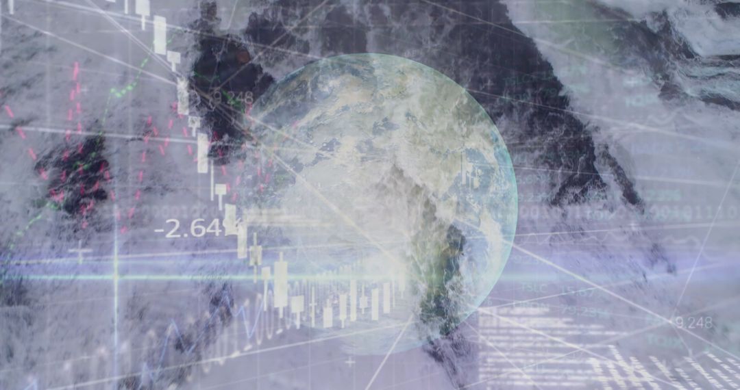 Global Economy and Environmental Synergy with Digital Graphs Overlay