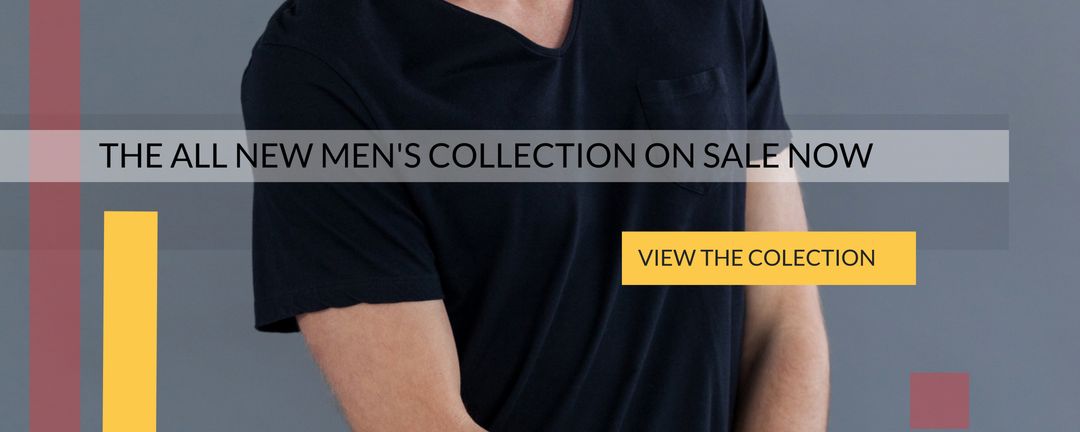 Stylish Men's Collection Fashion Sale Promotion - Download Free Stock Templates Pikwizard.com