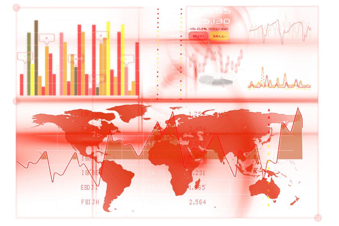 Digital Transparent World Map with Data Diagrams for Technology Concepts - Download Free Stock Images Pikwizard.com