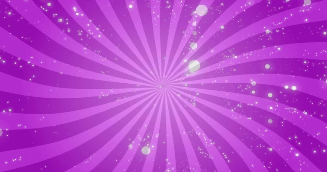 Abstract Purple Spiral Backdrop with Sparkling Dots
