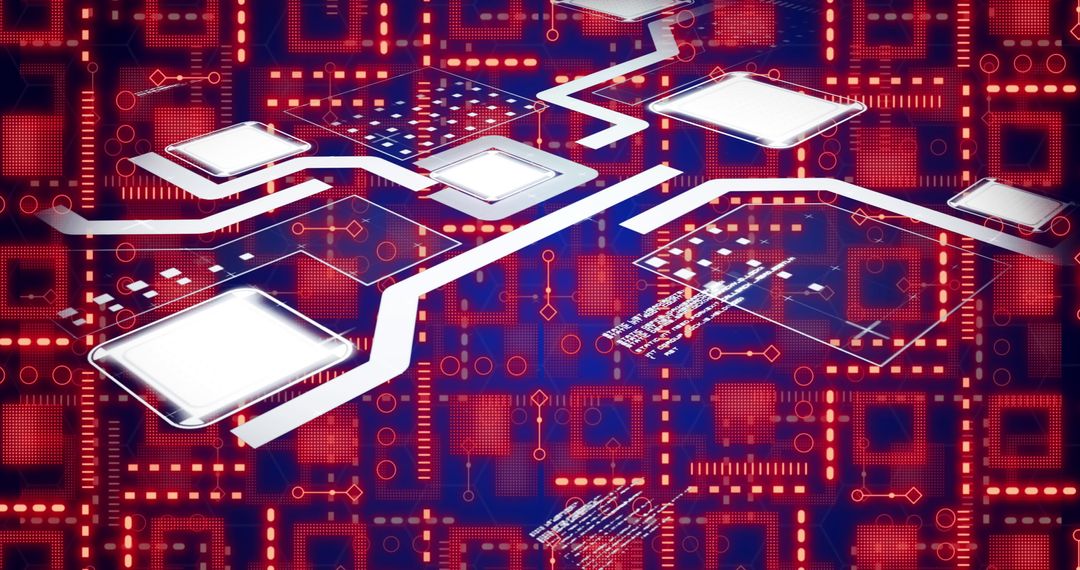 digital network data processing and cybersecurity artificial intelligence - Free Images, Stock Photos and Pictures on Pikwizard.com