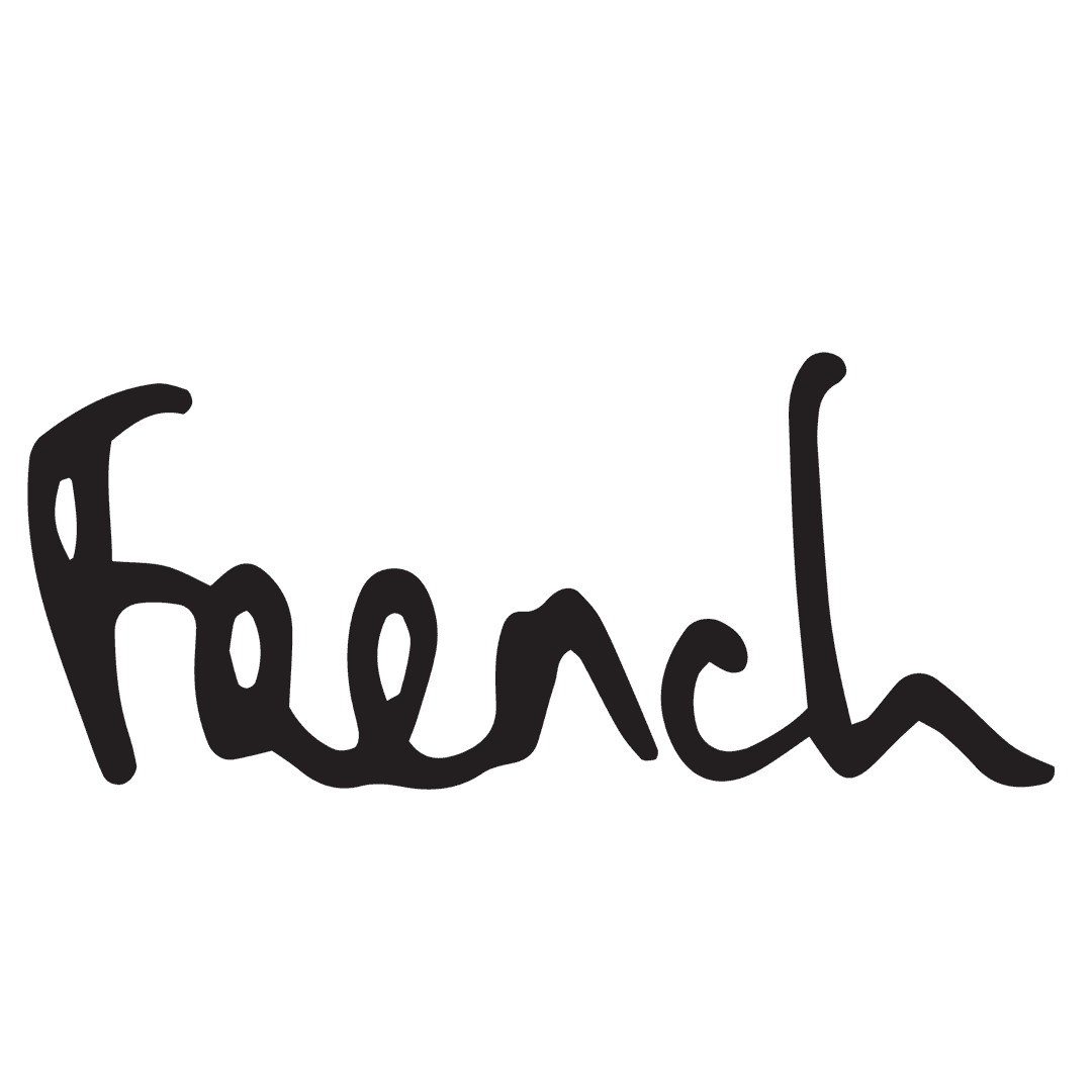 Handwritten French Text on Transparent Background Illustration