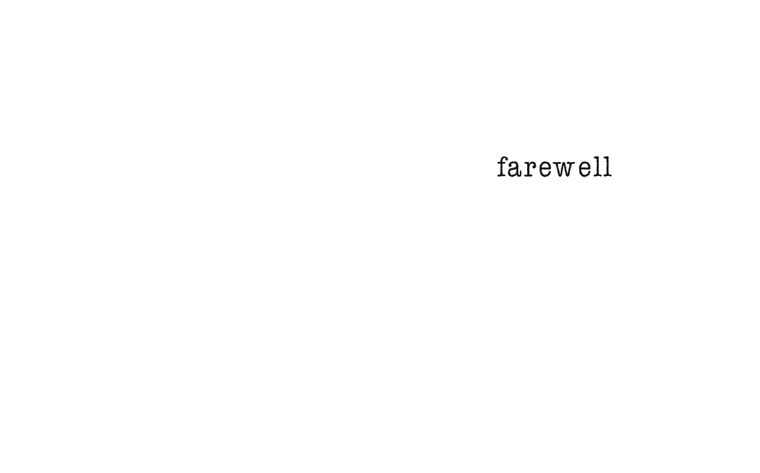 Transparent Farewell Text PNG Design