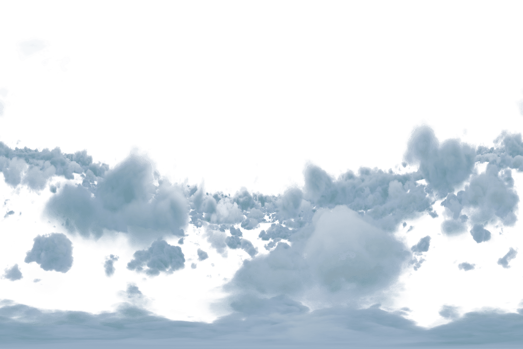 Cloudy Atmosphere Serene Scenery Transparent Background