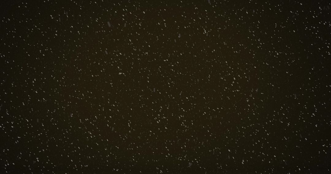 Falling Snowflakes with Blank Dark Background