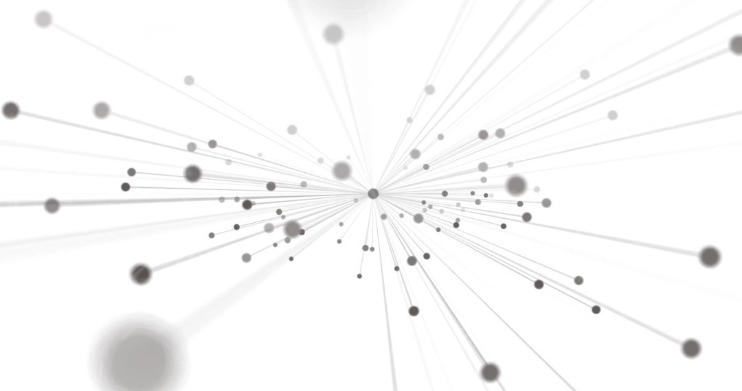 Futuristic Network of Connections with Digital Nodes