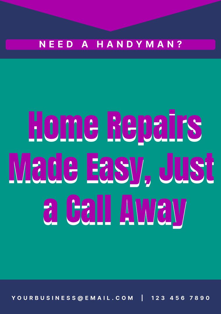 Home Repairs Made Easy with Reliable Handyman Service - Download Free Stock Templates Pikwizard.com