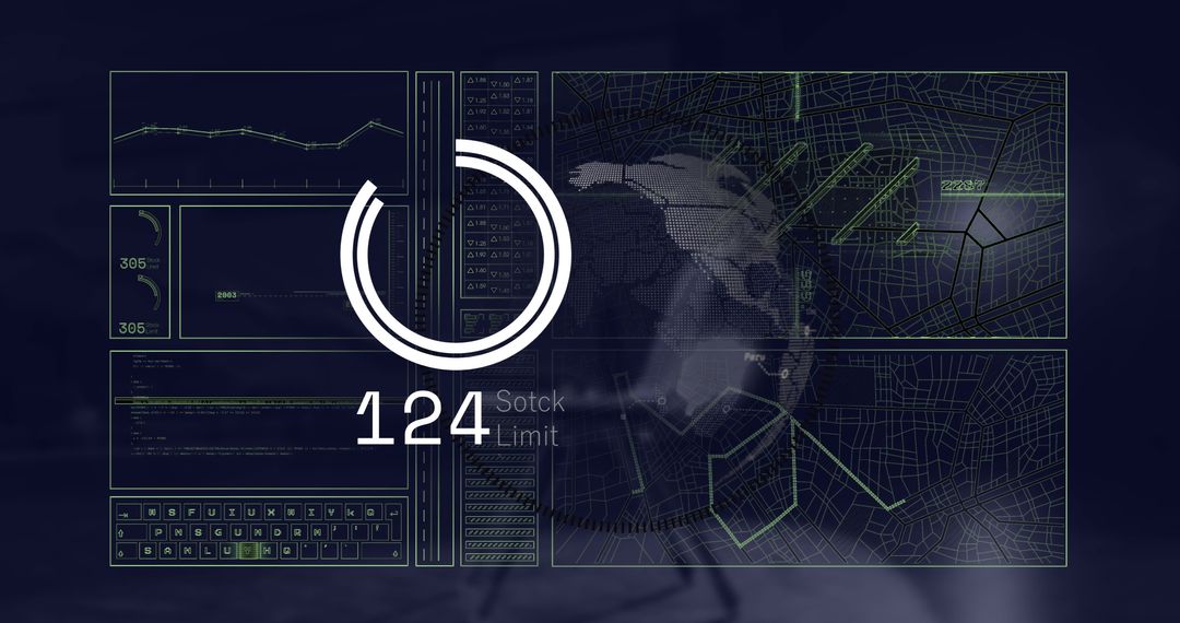 Global Finance Data Visualization with Digital Technology