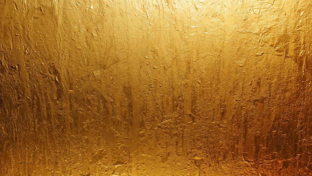 Textured Golden Metallic Abstract Pattern