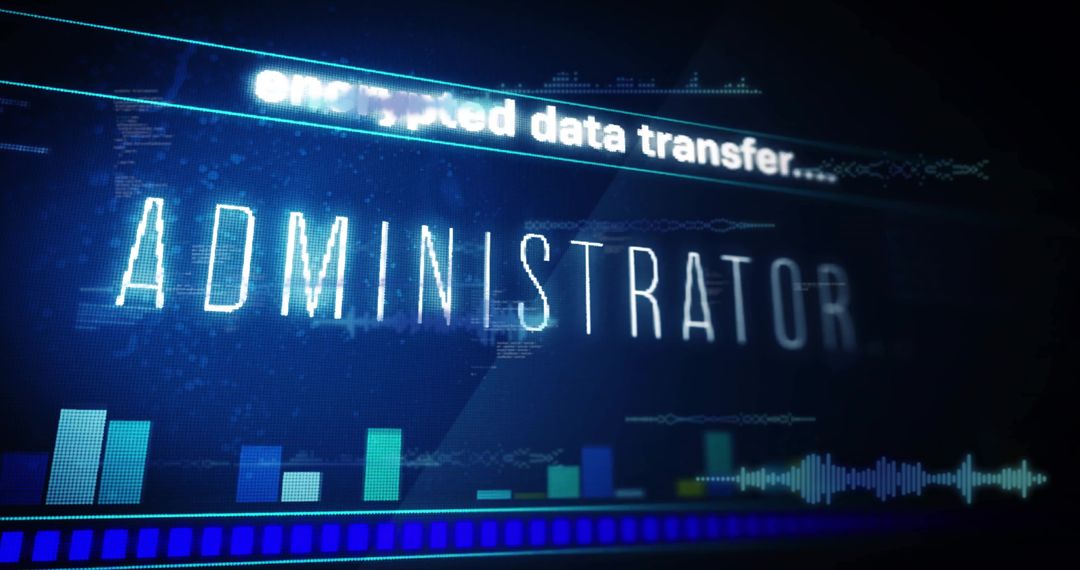 Digital Administrator Interface with Encrypted Data Visualization