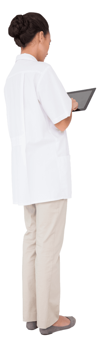 Transparent Nurse Using Tablet for Medical Data Management