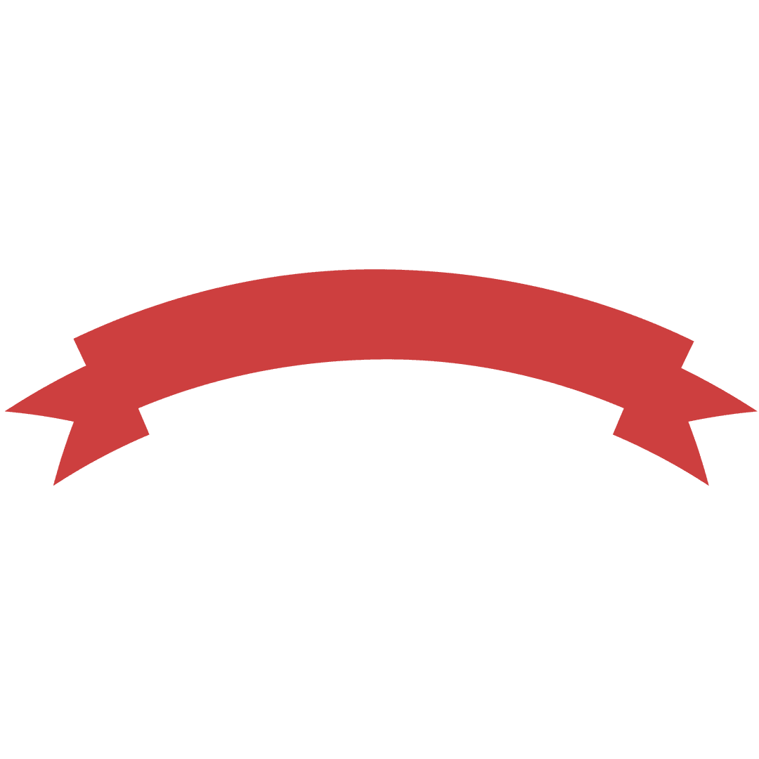 Red Badge with Space for Your Text on Transparent Background