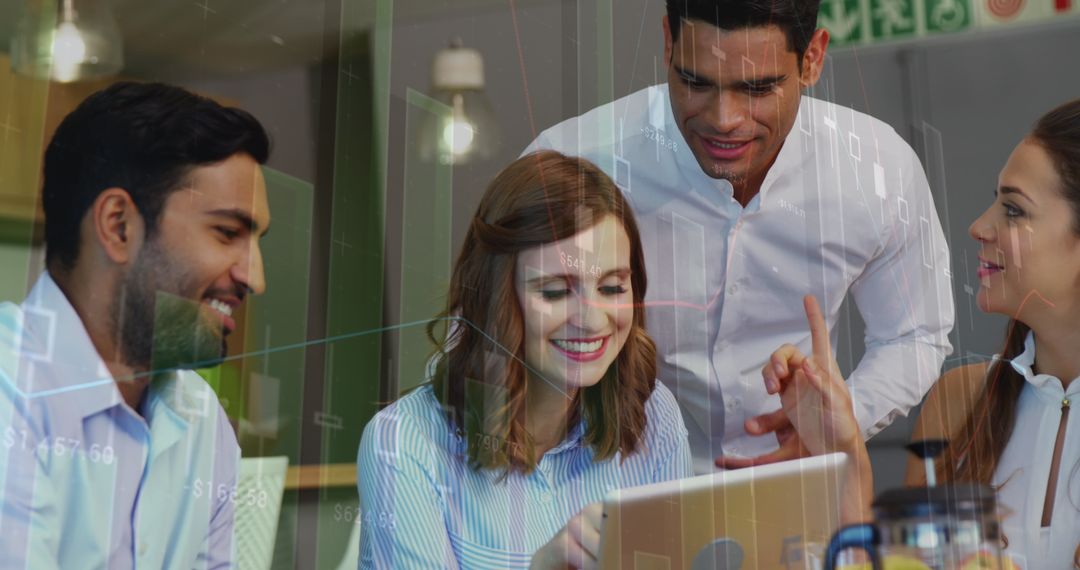 Team Collaboration with Financial Analysis Overlays