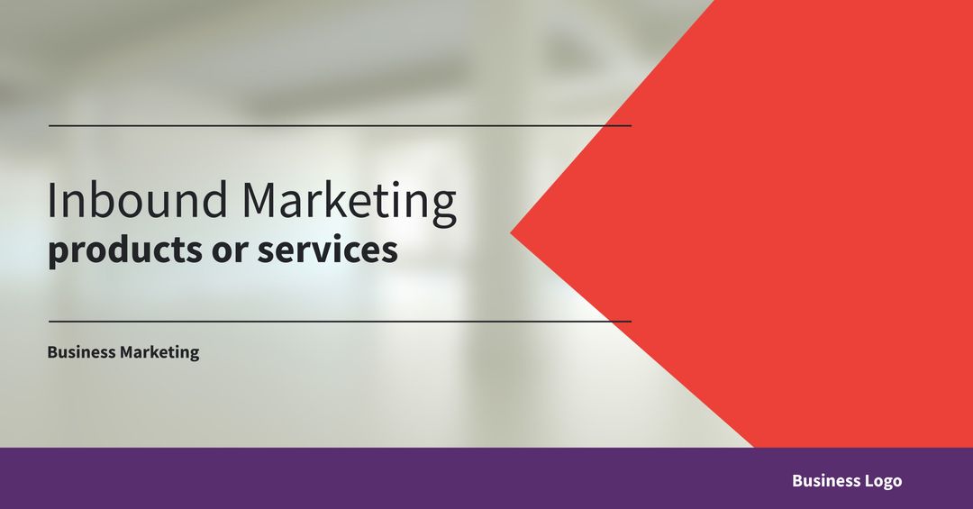 Sleek inbound marketing design for business promotion