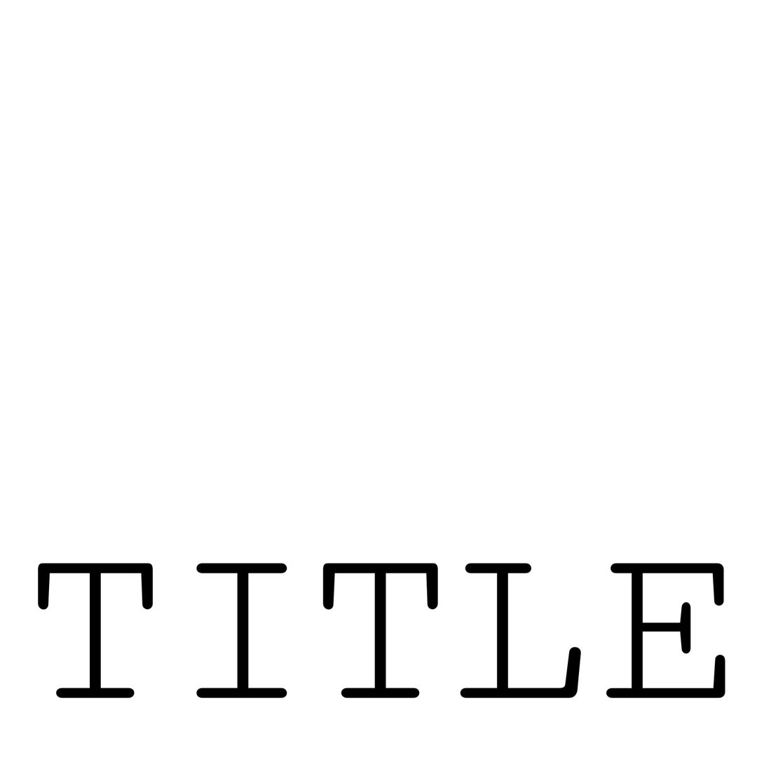 Clean Typographic Title Design with Minimalist Appeal