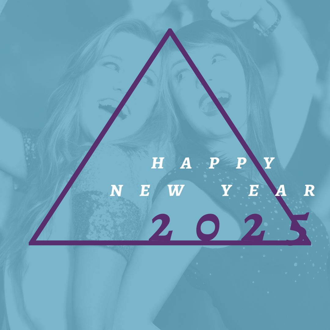 Joyful New Year Celebration with Festive Graphics