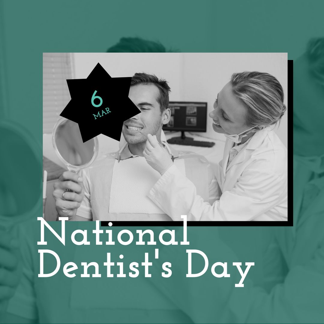 Celebrating National Dentist's Day with Dentist and Patient