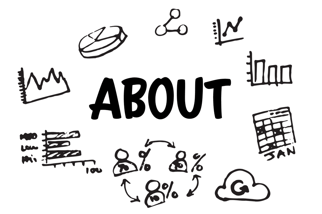 Business Statistics Icons on Transparent Background for Digital Use