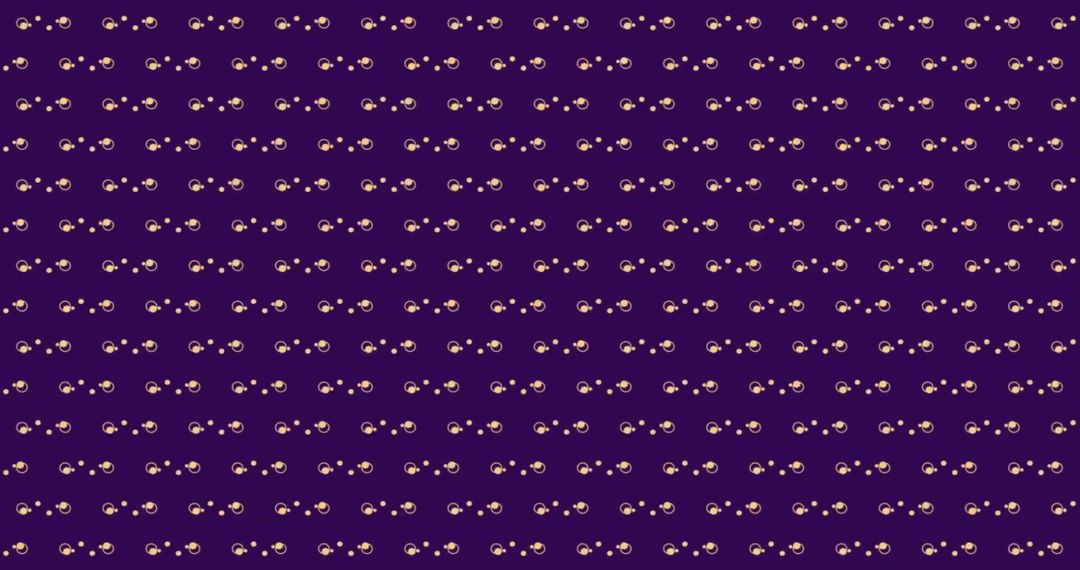 Abstract Composite Patterned Shapes on Deep Purple Background
