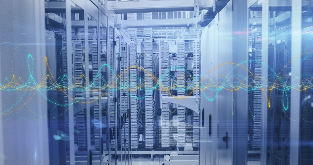 Futuristic Cloud Computing in High-Tech Data Center - Free Images, Stock Photos and Pictures on Pikwizard.com