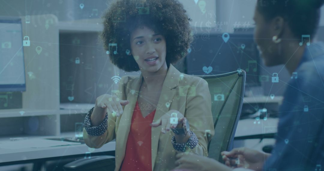 Diverse Business Team Discussing Innovative Technology Solutions