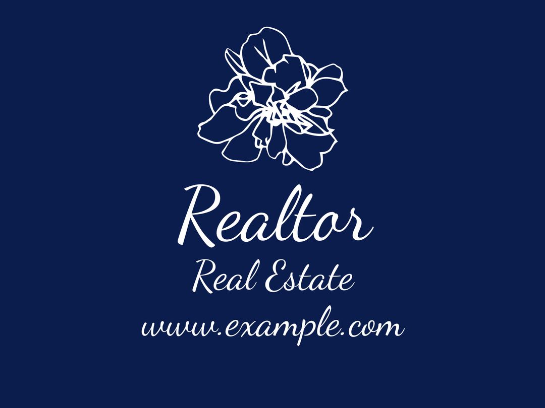 Elegant Real Estate Branding with Floral Design