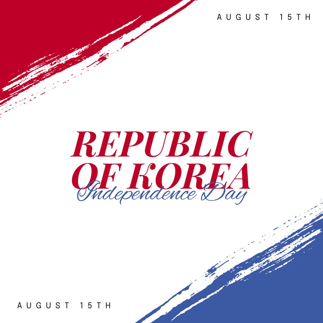 Korean Independence Day Crafted Graphic Background