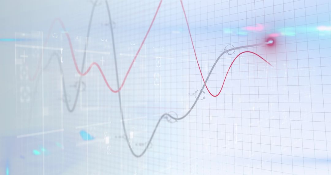 abstract data graph on white background with dynamic lines - Free Images, Stock Photos and Pictures on Pikwizard.com