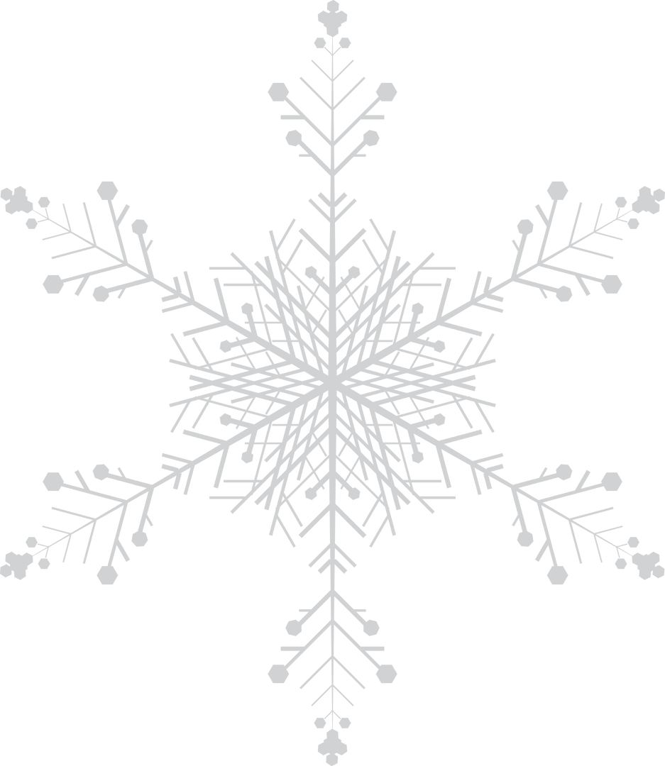 intricate grey snowflake pattern on transparent background - Download Free Stock Images Pikwizard.com