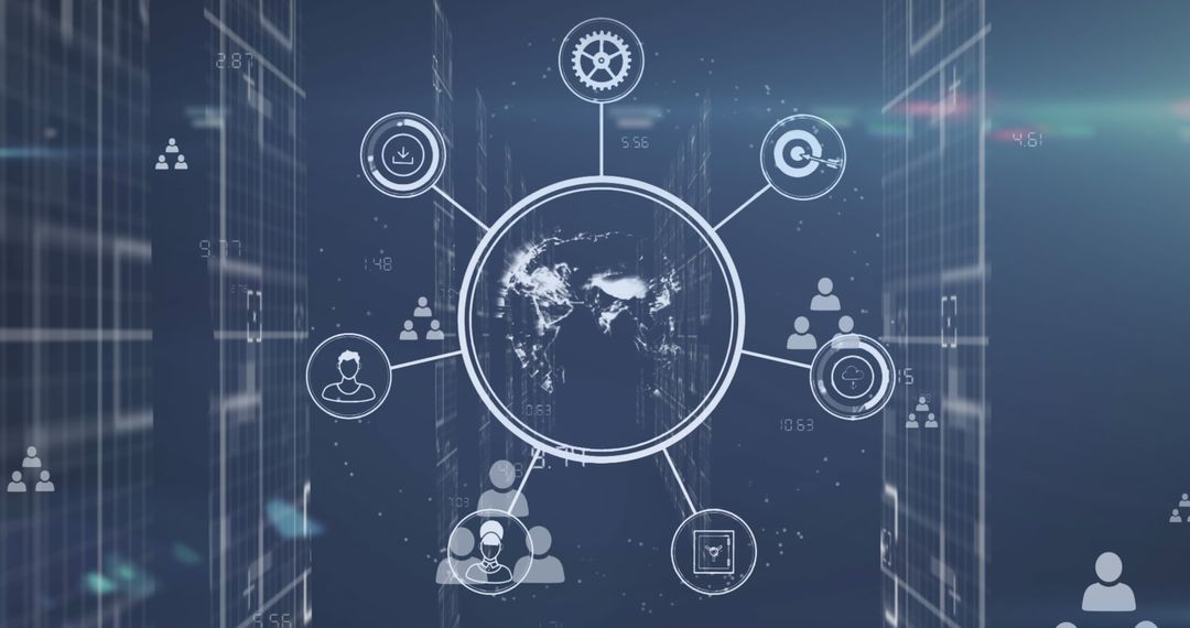 Global digital interfaces and data processing concept