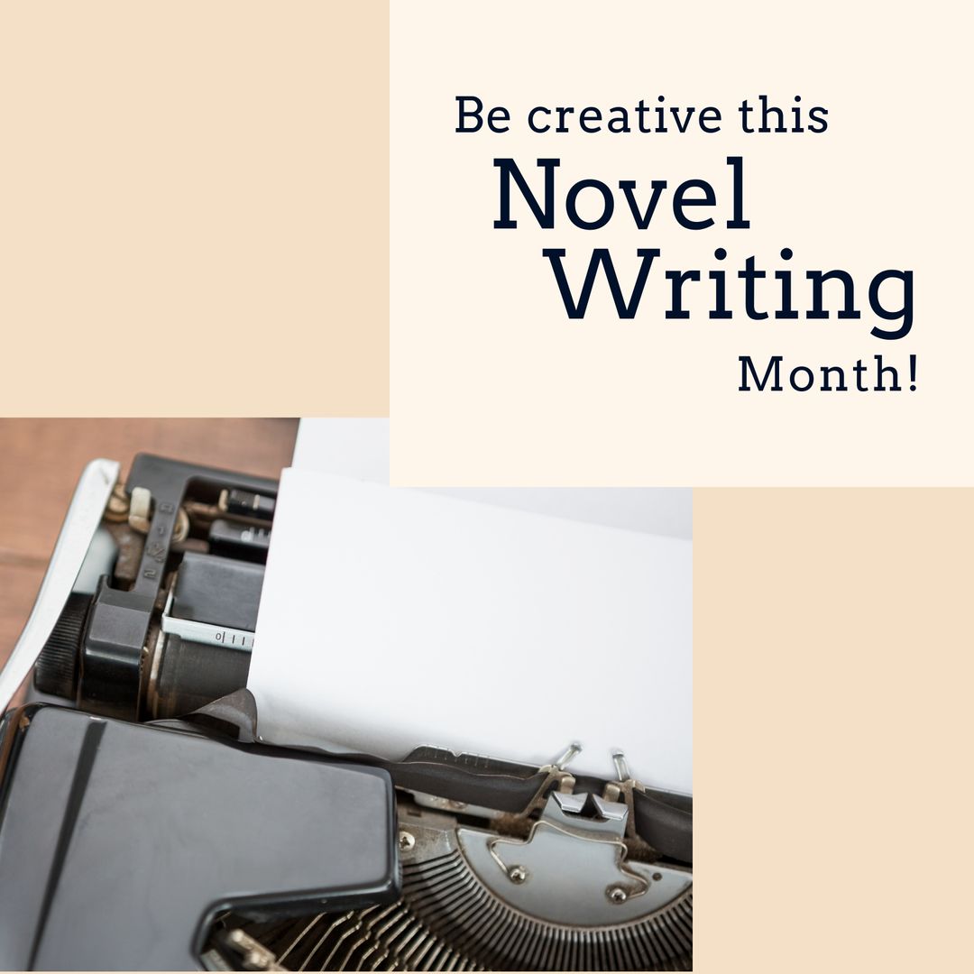 Creative Inspiration for National Novel Writing Month with Typewriter