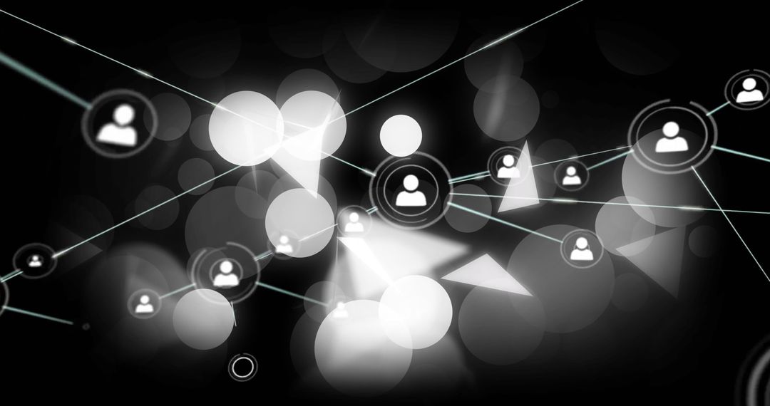 Digital Network Administration with Abstract Avatars on a Futuristic Grid