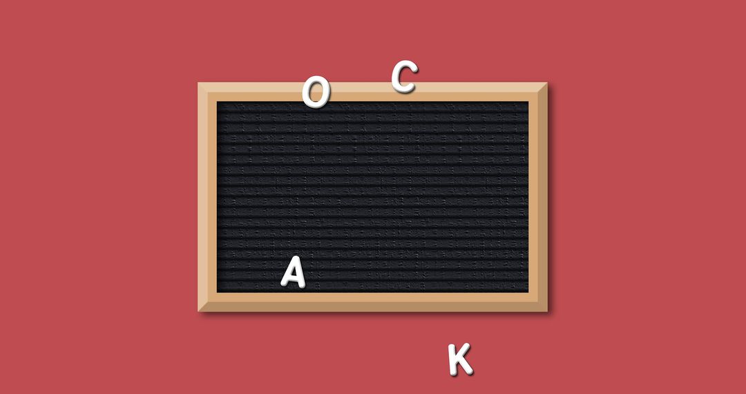 Fun Back to School Concept with Scattered Letters