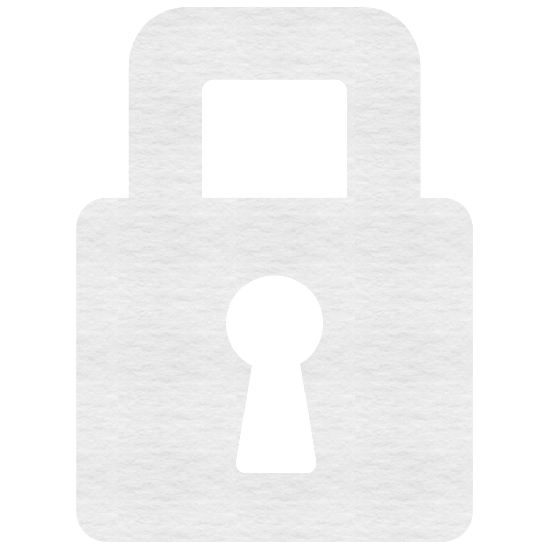 Transparent White Paper Padlock Icon on See-Through Background - Download Free Stock Images Pikwizard.com