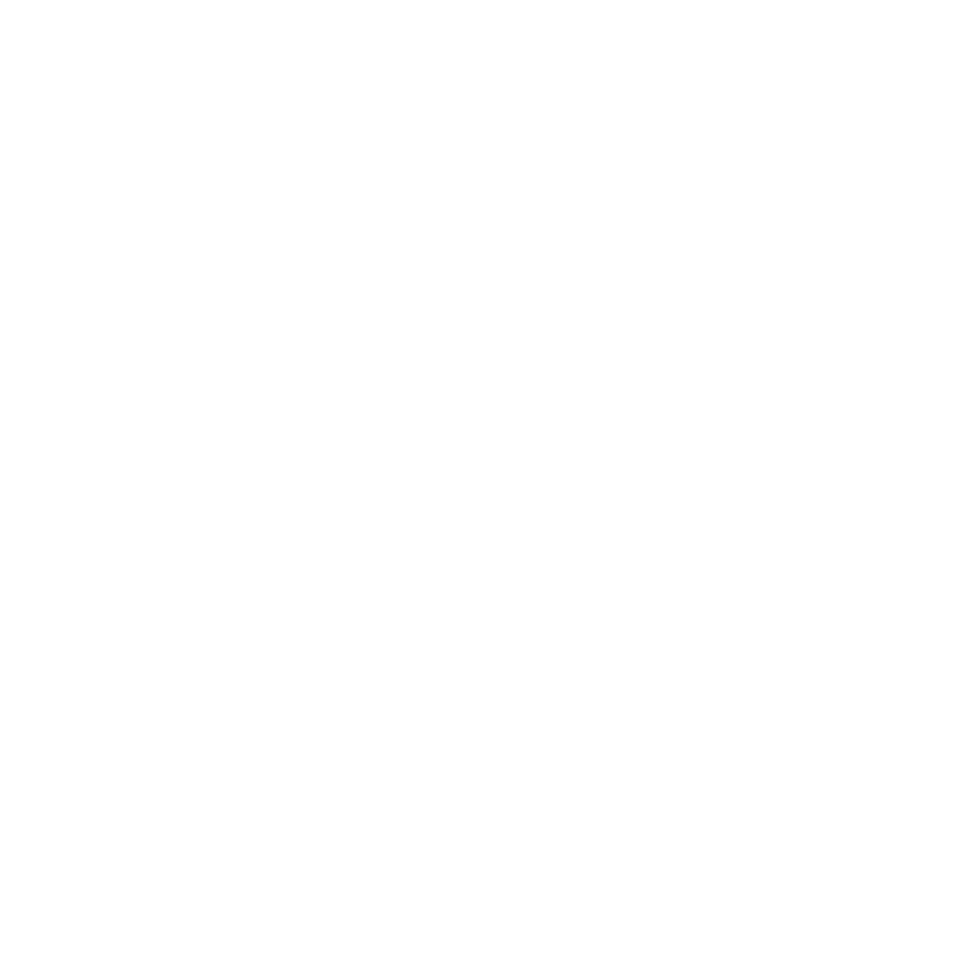 White Floral Repeat Pattern on Transparent Background
