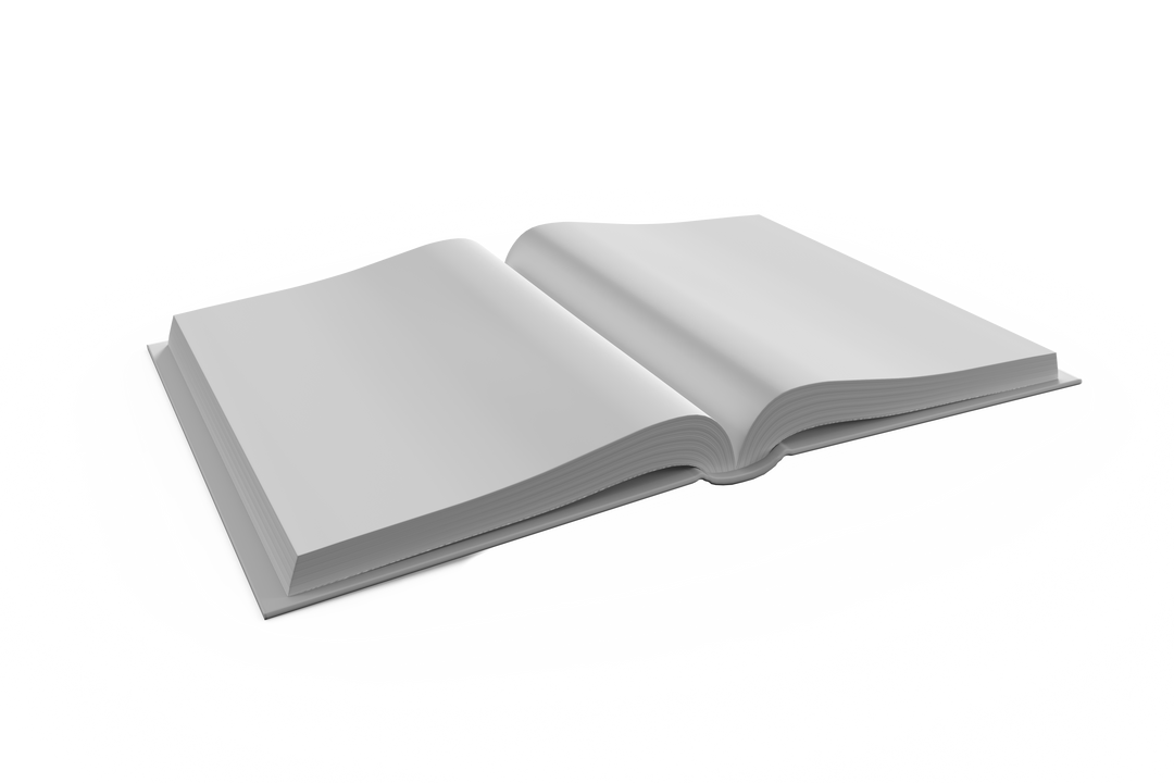 Open Blank Book on Transparent Background for Educational Concepts - Download Free Stock Images Pikwizard.com