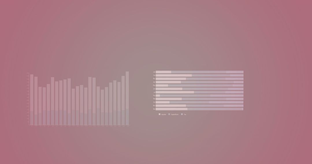 Abstract Business Data and Growth Analysis in Holographic Style